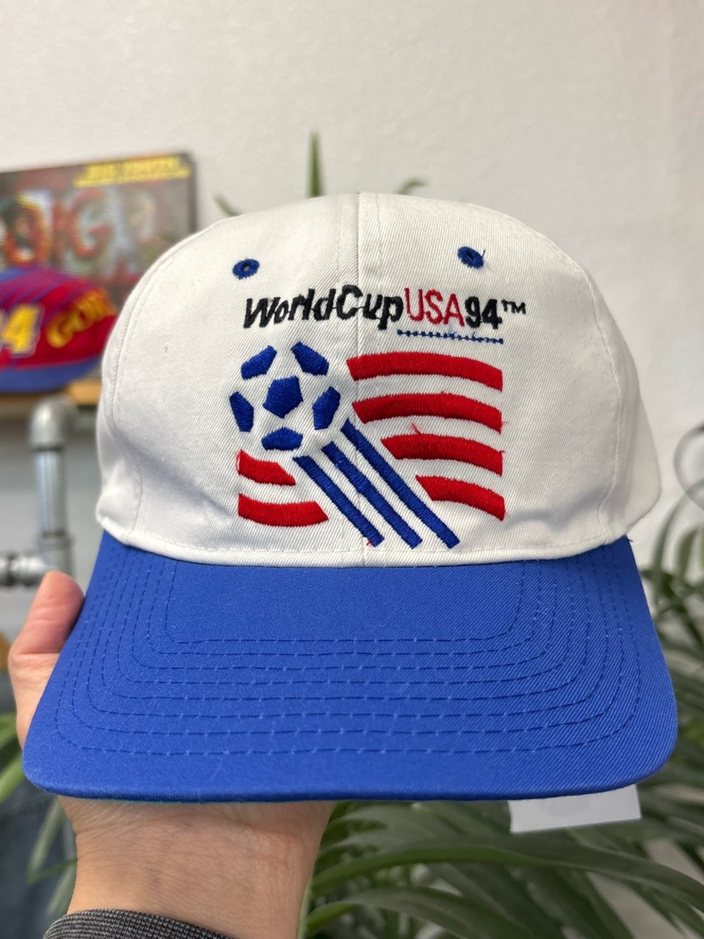 Vintage World Cup USA 94™ Vintage White & Blue Baseball Cap